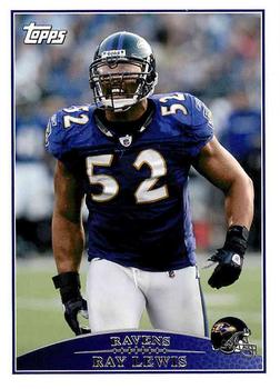 2009 Topps #40 Ray Lewis Front