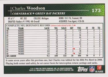 2009 Topps #173 Charles Woodson Back