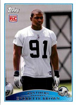 2009 Topps #369 Everette Brown Front