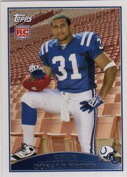 2009 Topps #370 Donald Brown Front