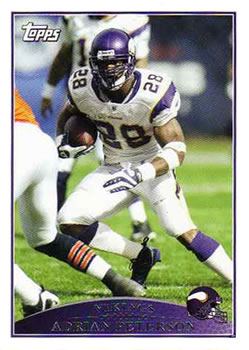 2009 Topps #110 Adrian Peterson Front