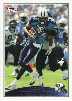 2009 Topps #33 Justin Gage Front