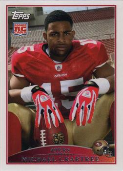 2009 Topps #420 Michael Crabtree Front