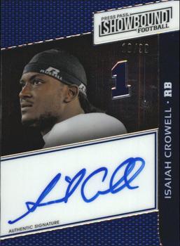 2014 Press Pass Showbound - Blue #SBIC Isaiah Crowell Front
