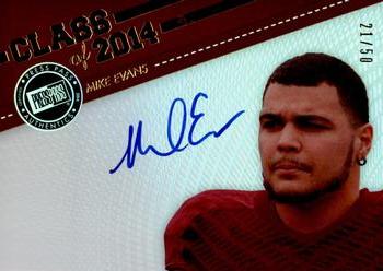 2014 Press Pass Showbound - Class of 2014 Gold #C14-ME Mike Evans Front