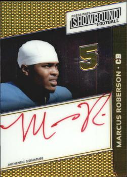 2014 Press Pass Showbound - Gold Red Ink #SBMR Marcus Roberson Front