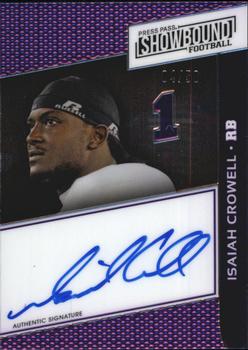 2014 Press Pass Showbound - Purple #SBIC Isaiah Crowell Front