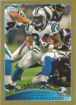 2009 Topps - Gold #50 DeAngelo Williams Front