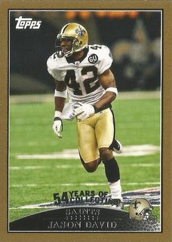 2009 Topps - Gold #146 Jason David Front