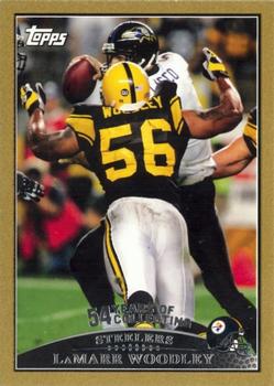 2009 Topps - Gold #187 LaMarr Woodley Front