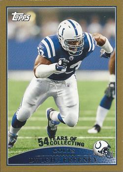 2009 Topps - Gold #199 Dwight Freeney Front