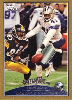 2009 Topps - Gold #57 Terence Newman Front