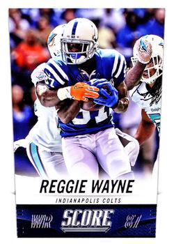 2014 Score #95 Reggie Wayne Front