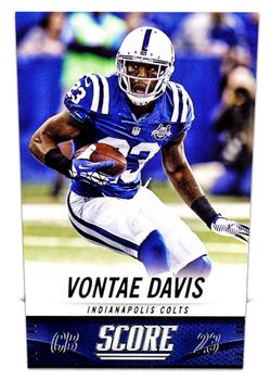 2014 Score #100 Vontae Davis Front