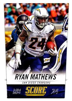 2014 Score #180 Ryan Mathews Front