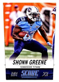 2014 Score #222 Shonn Greene Front