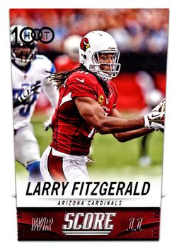 2014 Score #244 Larry Fitzgerald Front