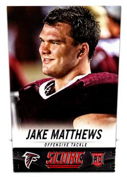 2014 Score #375 Jake Matthews Front