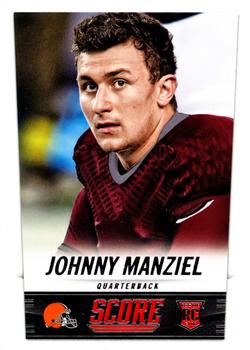 2014 Score #387 Johnny Manziel Front