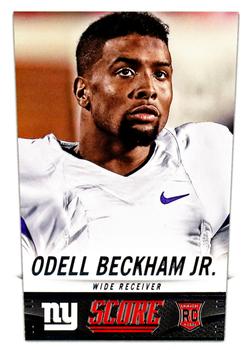 2014 Score #411 Odell Beckham Jr. Front