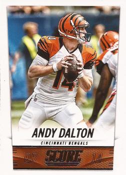 2014 Score #44 Andy Dalton Front