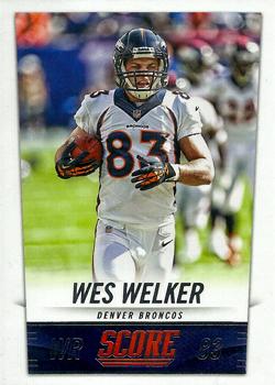 2014 Score #68 Wes Welker Front