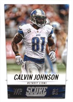 2014 Score #74 Calvin Johnson Front
