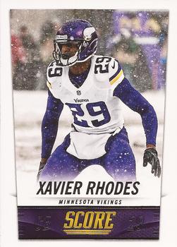 2014 Score #125 Xavier Rhodes Front