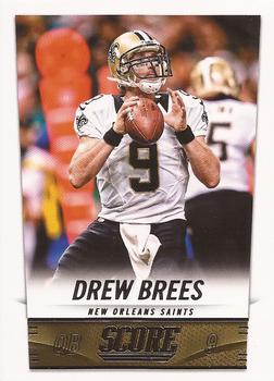 2014 Score #135 Drew Brees Front