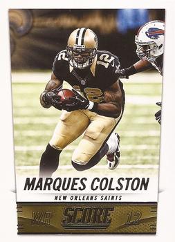 2014 Score #136 Marques Colston Front