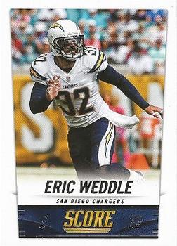 2014 Score #184 Eric Weddle Front