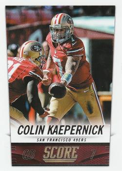 2014 Score #185 Colin Kaepernick Front