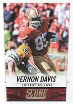 2014 Score #190 Vernon Davis Front