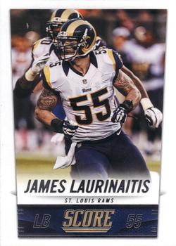 2014 Score #208 James Laurinaitis Front