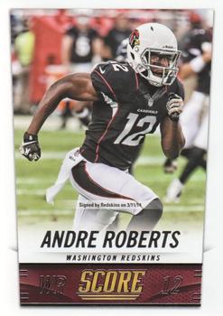 2014 Score #228 Andre Roberts Front