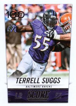 2014 Score #323 Terrell Suggs Front