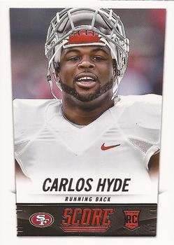2014 Score #349 Carlos Hyde Front