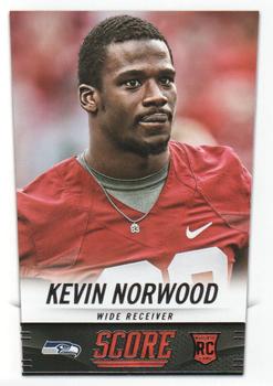 2014 Score #392 Kevin Norwood Front