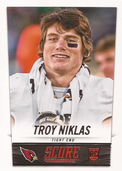 2014 Score #436 Troy Niklas Front