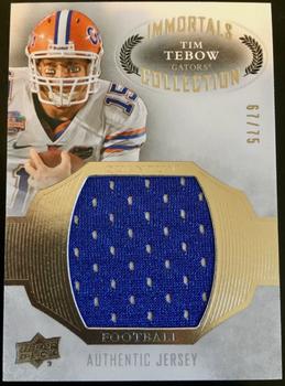 2013 Upper Deck Quantum - Immortals Collection Jersey #LC-TT Tim Tebow Front