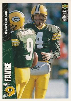 1996 Collector's Choice ShopKo Green Bay Packers #GB1 Brett Favre Front