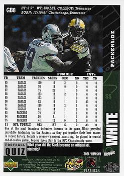 1996 Collector's Choice ShopKo Green Bay Packers #GB8 Reggie White Back