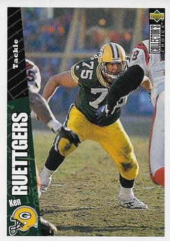 1996 Collector's Choice ShopKo Green Bay Packers #GB28 Ken Ruettgers Front