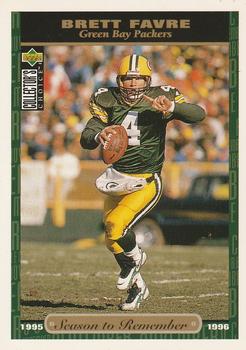 1996 Collector's Choice ShopKo Green Bay Packers #GB33 Brett Favre Front
