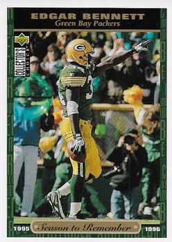 1996 Collector's Choice ShopKo Green Bay Packers #GB35 Edgar Bennett Front