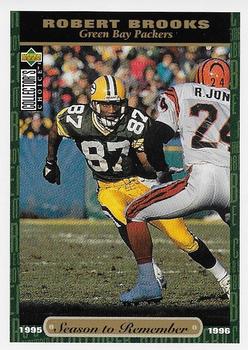 1996 Collector's Choice ShopKo Green Bay Packers #GB36 Robert Brooks Front