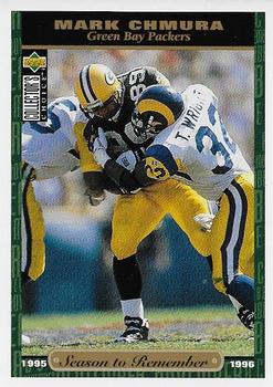 1996 Collector's Choice ShopKo Green Bay Packers #GB38 Mark Chmura Front