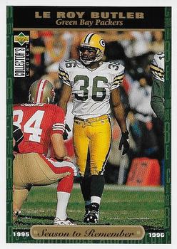 1996 Collector's Choice ShopKo Green Bay Packers #GB40 LeRoy Butler Front