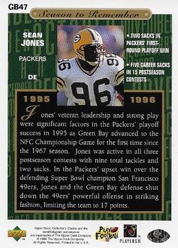 1996 Collector's Choice ShopKo Green Bay Packers #GB47 Sean Jones Back
