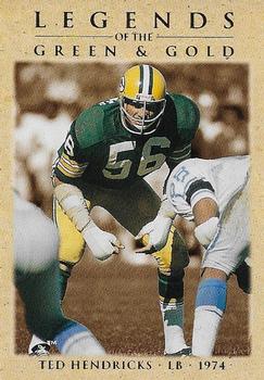 1996 Collector's Choice ShopKo Green Bay Packers #GB61 Ted Hendricks Front